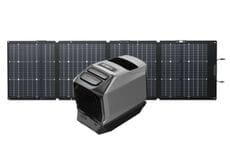 EcoFlow Wave 3 Portable Air Conditioner and Heater featuring an Add-on Battery and 220W Solar Panel
