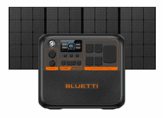 Bluetti AC200P L Portable Power Station - 2304Wh - 2400W - Includes 350W Solar Panel