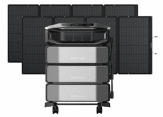 EcoFlow Delta Pro Ultra X Powerstation with 3x Ultra X Expansion Batteries & 2 Free 400W Solar Panels