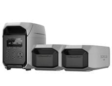 EcoFlow Delta 3 Ultra Plus Portable Powerstation with 2x Delta Pro 3 Extra Batteries - 11,264 Wh
