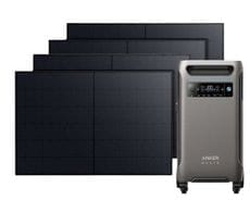 Anker SOLIX F3800 Portable Solar Generator with 4x 440W Rigid Solar Panels - 3840 Watt Hours