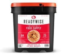 ReadyWise 84 Serving Breakfast and Entree - Long-Term Food Supply for Emergencies